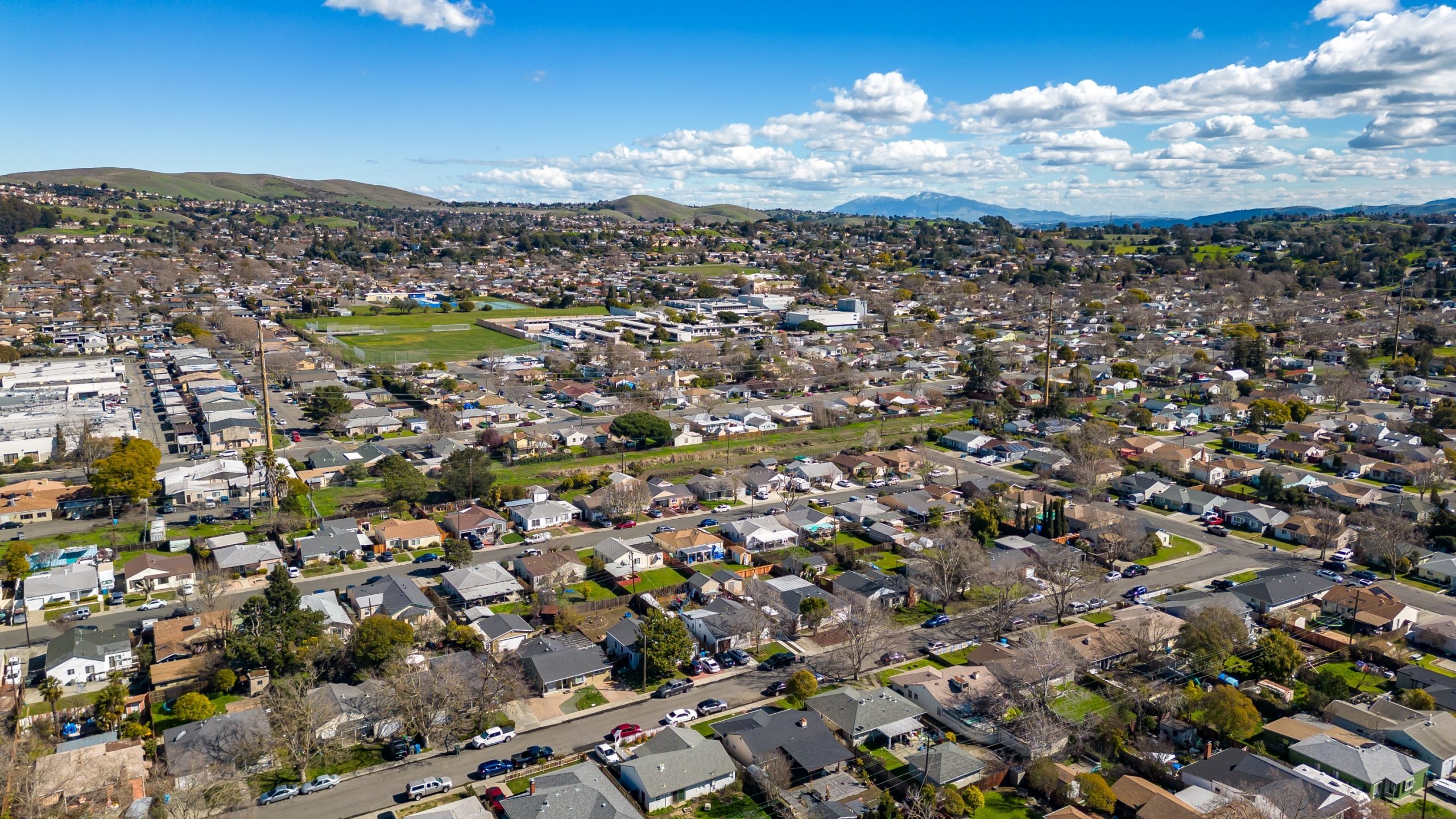 Aerial view of Vallejo California